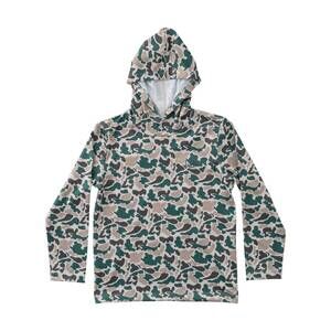 NEW PRODOH boy's pro performance hoodie t-shirt in break point camo with swordfi